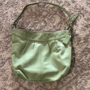 Mint Green Coach Handbag